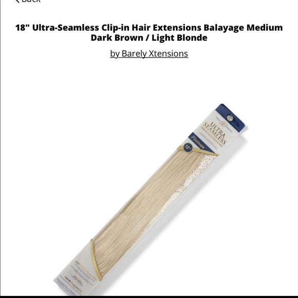 Seamless Clip-in Hair Extensions - Picture 3 of 3